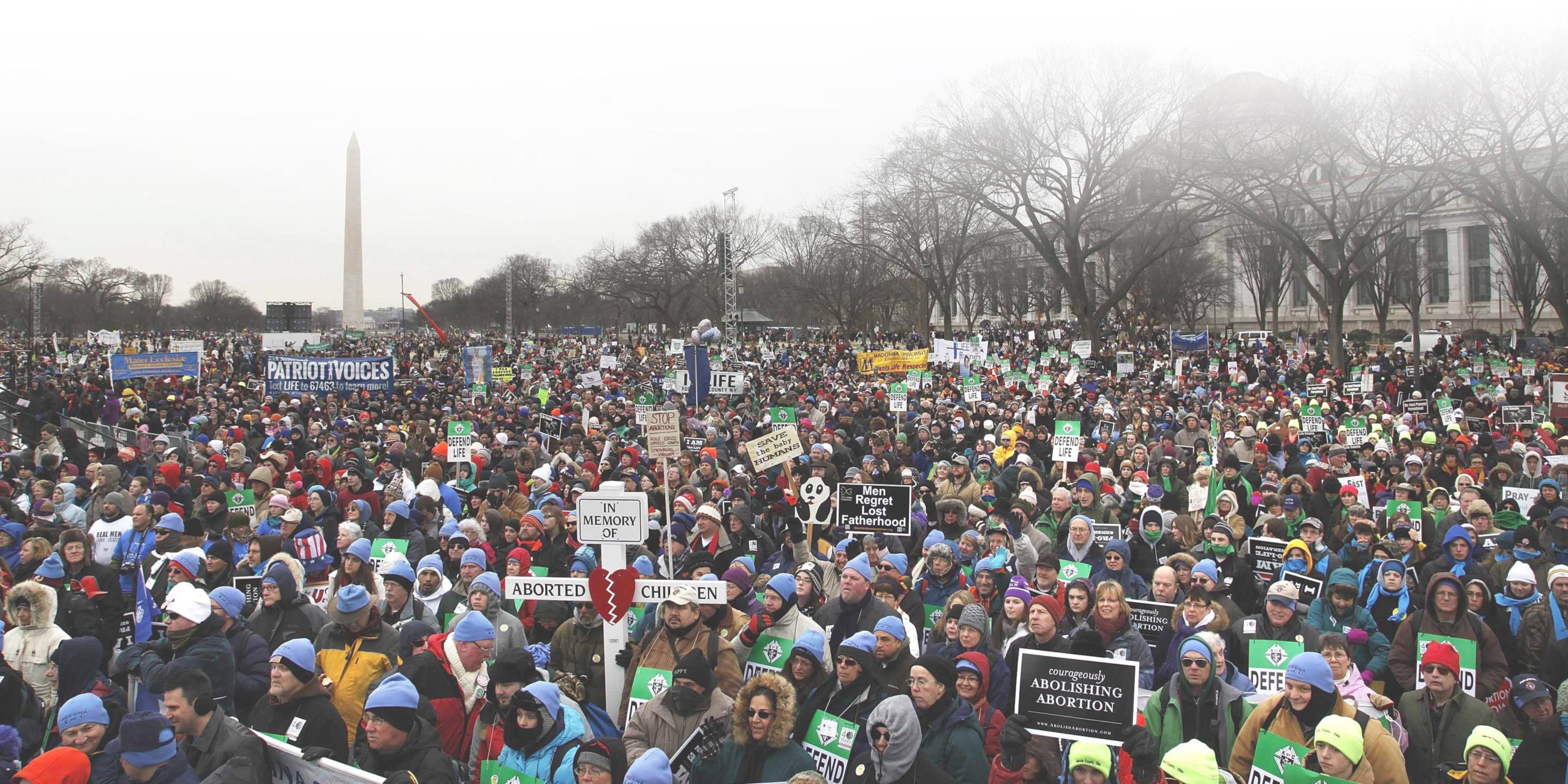 March for life crowd